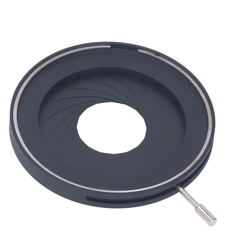 Adjustable Iris Aperture Diaphragm 2‑50mm Microscope Iris Adapter Aperture Adjustable