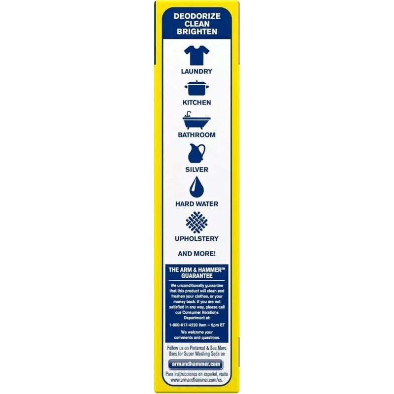 Arm & Hammer Super Washing Soda Detergent Booster & Household