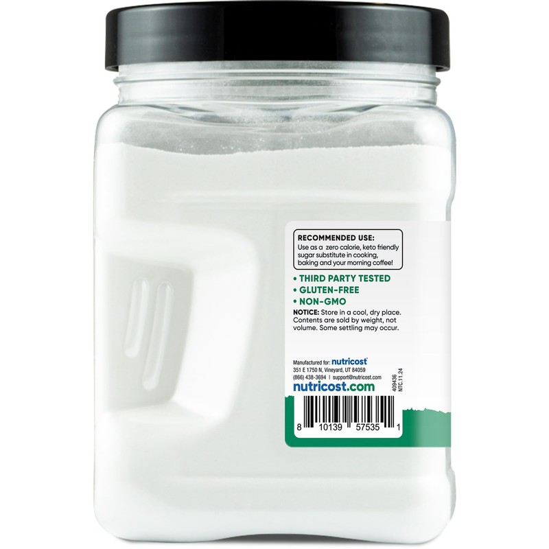 Nutricost Pantry Stevia With Allulose (1.4 Pound) Natural Sweetener -