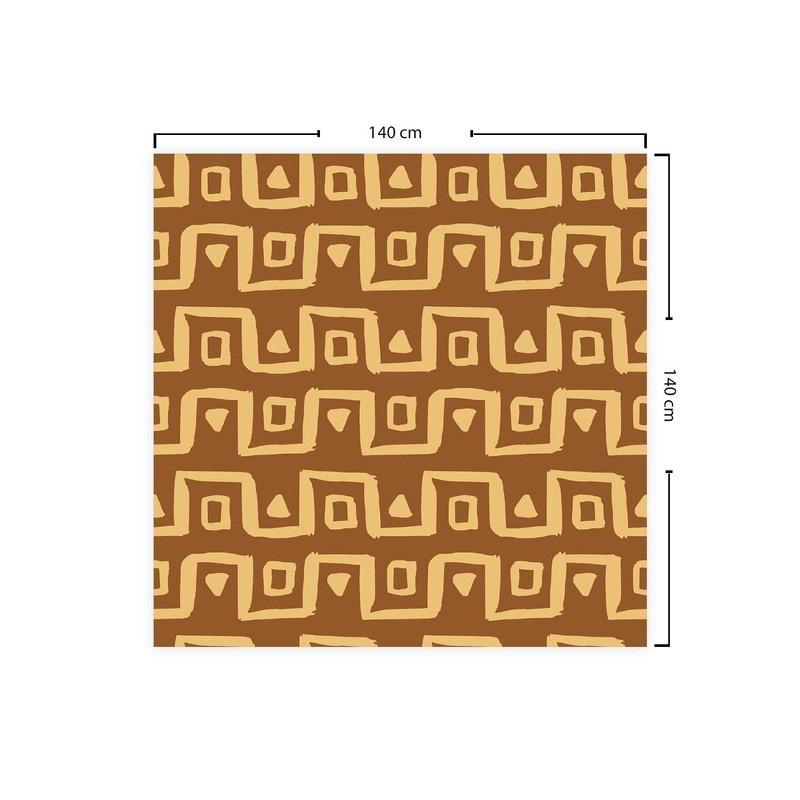 Le Jardin du Lin Kitchen Decoration Tablecloth Brown Tones 140