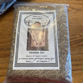 Unbranded Quilting Kit - 39” Square Finished - Finding Joy