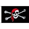 PIRATE FLAG 3x5 Jolly Roger Bandana Skull Crossbone Ship Banner