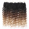 LYCSOU 18 Inch Faux Locs Crochet Hair Soft Goddess Locs
