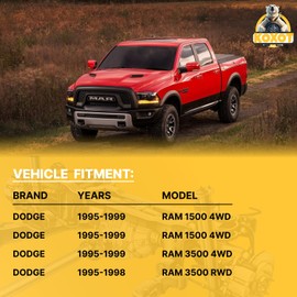 Koxot 2Pcs K7280 Front Sway Bar Link for 1995-1999 Dodge Ram 1500 4WD, Stabilizer Bar End Link Kits for Dodge Ram 2500/3500 1995-1999 4WD, Dodge Ram 3500 1995-1998 RWD