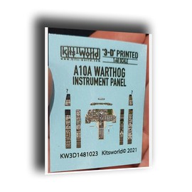 Kits World KW3D1481023 1/48 3D Decal Cockpit Instrument Panell A10A Warthog