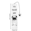 Funny Dog Bookmark for Reading Women, You Pawsed Here Book