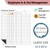 Premium Quality Employee in and Out Tracker Board - Dry