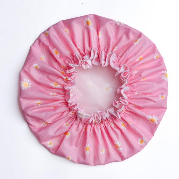 SARG Premium Double Layer Shower Cap for Women with Unique