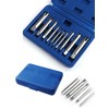 HttDog M4-M22 Tap Dice Set, Screw Extractor, Reverse Tap Extractor,