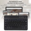 Mini Bluetooth Keyboard Black Mini 7‑Inch Portable 59‑Key Computer Accessories