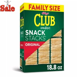 Unbranded Club Snack Stacks Original Crackers, Lunch Snacks, 9 Count - 1