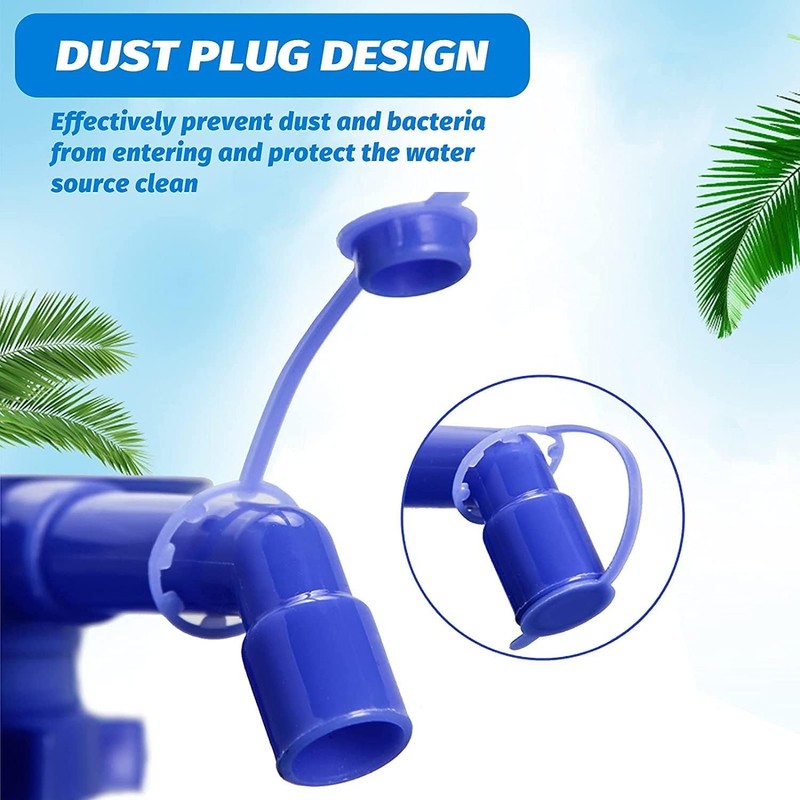 2-Pack 5 Gallon Water Pump, Manual Water Jug Dispenser Hand