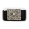 Polished Pewter Celtic Knot Belt Buckle Made in Scotland