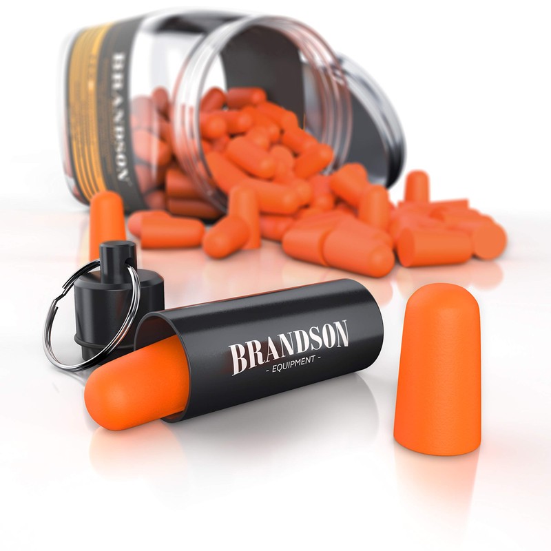 Brandson - Ear Plugs for Hearing Protection 140 Pieces XXL