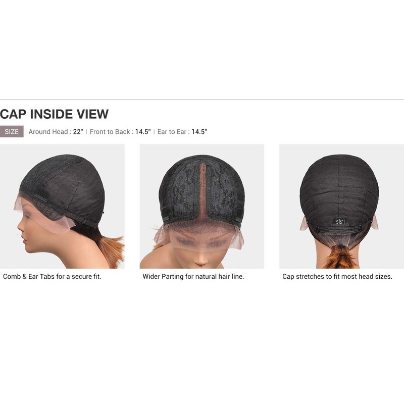 Zury Sis Beyond Lace Front Wig Crimp 40" (1)