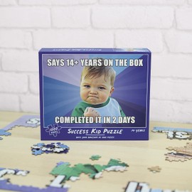 Bubblegum Stuff - Jigsaw Puzzle, Puzzle Board, Success Kid Meme - 1000 Piece Jigsaw Puzzles For Adults And Teens, Jigsaw Board - Puzzle 1000 Pieces - 70 x 50 cm