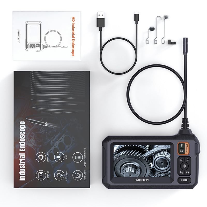 MACHSWON 4.3" Endoscope Camera IP67 Waterproof 1080P HD Inspection Camera