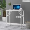 SogesGame 31.5 inches Computer Desk for Small Space Folding Table