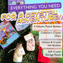 Relaxcation Bath Bombs Volcano Potion Kit for Kids – Fun Fizzy Bath Bombs Gift Set – Colorful Bath Time Fun for Girls & Boys – Set of 4