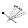 ETERMETA Tuning Forks for Healing Set 128Hz, 256Hz, 512Hz with