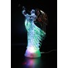 Angel with Trumpet, LED Lighted Sparkling Multi-Color Changing Home Decorative