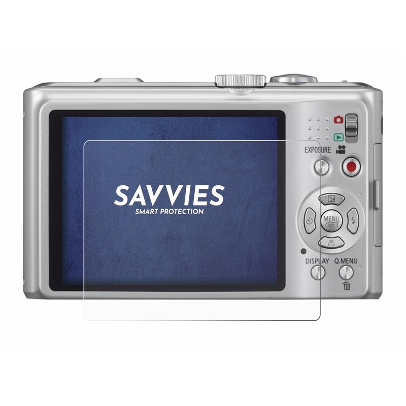 Savvies Screen Protectors for Panasonic Lumix DMC-TZ10 Ultra Transparent Pack