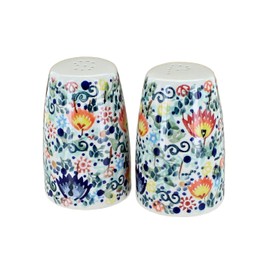Blue Rose Polish Pottery Desert Oasis Salt & Pepper Shaker