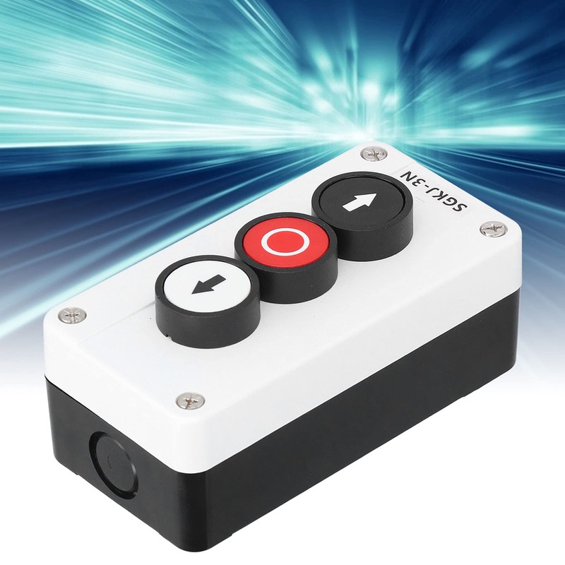 Pressure Switch Station, On Off Stop Button Control Box, Waterproof