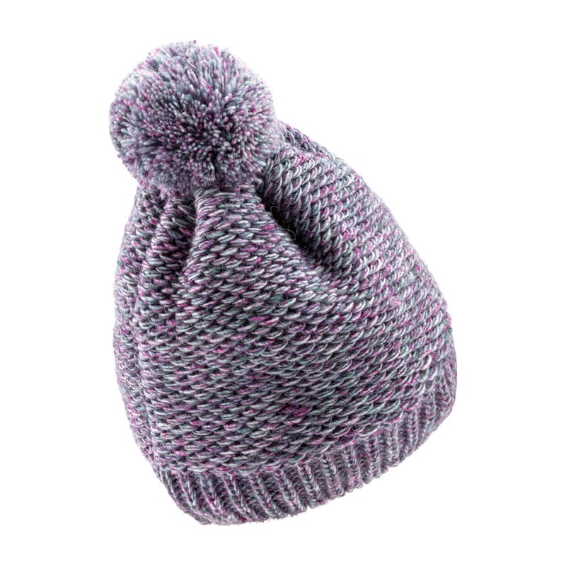 Sterntaler Girls' Knitted Hat Multicoloured, purple