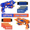 2 Pack Blaster Guns Boys Toy-with 60 Soft Foam Darts