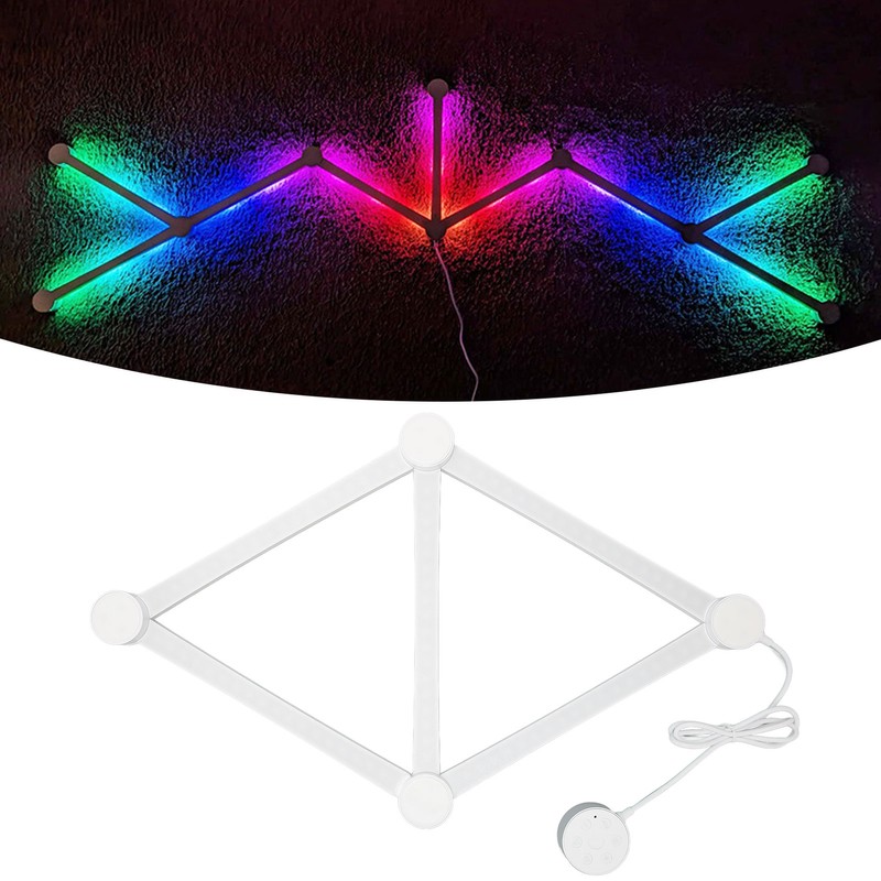 Lines Smart RGB Wall Lights with 6 Light Bars 24W