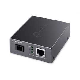 TP-Link TL-FC311A-20 | Gigabit WDM SFP to RJ45 Fiber Media Converter | Fiber to Ethernet Converter | 10/100/1000Mbps RJ45 Port to 1000Base-LX Single-Mode Fiber | Extend Fiber Distance Up to 20 km