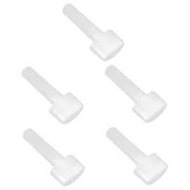 TEHAUX 5pcs Empty Markers Rod Refillable Painting Pens Tube Precision Wide Head Easy Ink Level Monitoring Plastic Craft Accessory