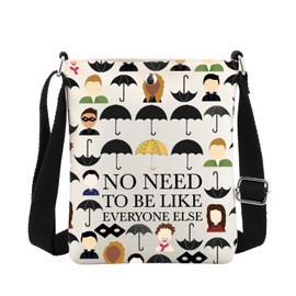 MBMSO TUA TV Show Inspired Gift Klaus Gift Umbrella Crossbody Bag Sparrow Academy Merch Seven Superhero Bag Academy Team Gift, Tua Crossbody