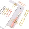 Zrwcvxy 15 Pack Metal Pen Clips Paperclip Pen Holders for
