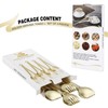 MSY BIGSUNNY Mini Appetizer Tongs Stainless Steel Set of 4,