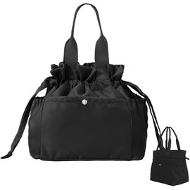 AOTM Insulated Lunch Bag for School, Work, Travel (Black)