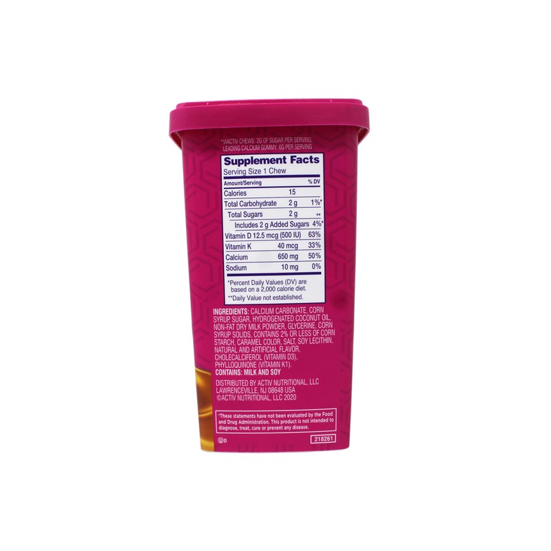 Viactiv Max Formula Calcium +Vitamin D3 Supplement for Bone Health,