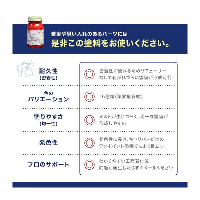 【Professional Painting Tutorial Included】Professional Heat-Resistant Paint Red 100ml