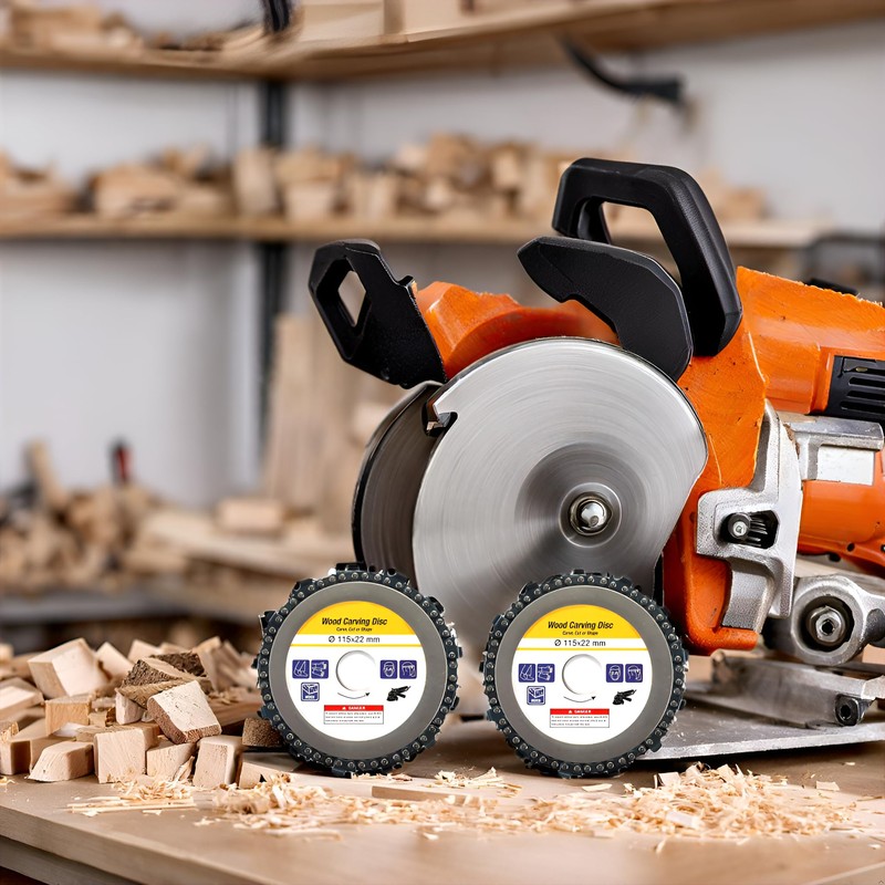 BlueNatHxRPR 4.5"/115mm Chainsaw Grinder Wheel Grinder Wood Carving Disc Wood