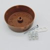 Junction Box Brown with 3-Pin Terminal and Accessories Diameter 72