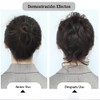 2 Piezas Extension de Cabello Moño Desordenado, Cabello Postizo Natural,