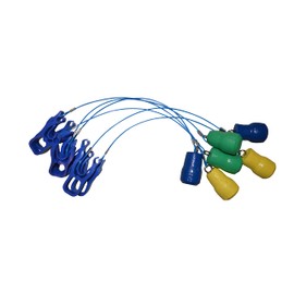 Fish Culling Tag System for Bass and Walleye - Boat Livewell Float Clips - Use for Tournament Floats - 6 Pack No Puncture Style