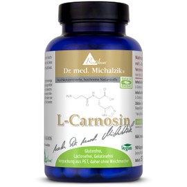 L-Carnosin - je hochdosierte Kapsel 500mg L-Carnosin - nach Dr. med. Michalzik - Frei von Zusatzstoffen - von BIOTIKON®