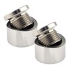 2 Pair M18 X 1.5 Notched Style Bung and Plug,