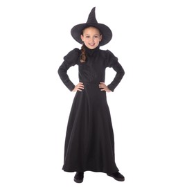 Bristol Novelty CF225S Wickedest Witch CHILD Small Costume, Girls, Black, 3-4 Years Old