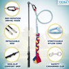 YES4QUALITY Flirt Pole for Dogs - Safe & Strong for