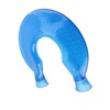 1400ml U Shaped Hot Water Bag Translucent Blue PVC Heating