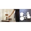 Zevro Single Dry Food Dispenser, White