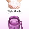 Hyeta 32oz Water Bottles with Straw - Stay Motivated and
